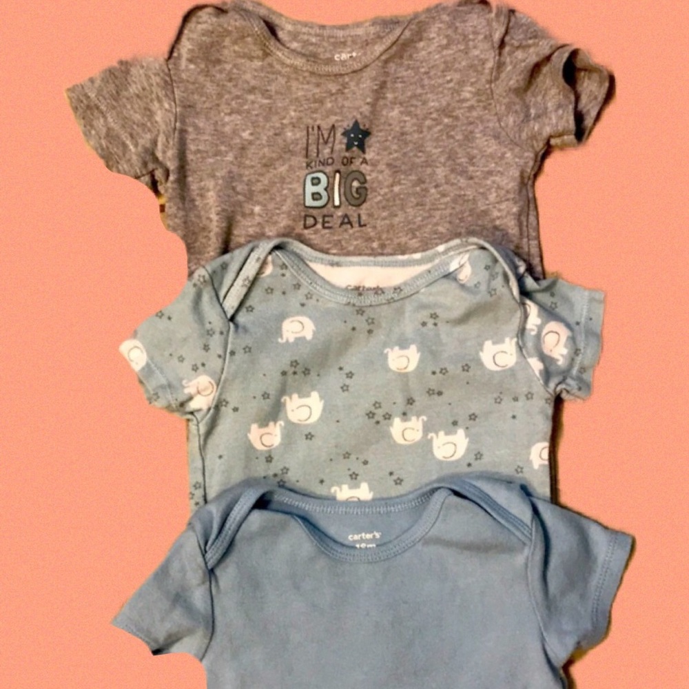 Carter’s onesies x3